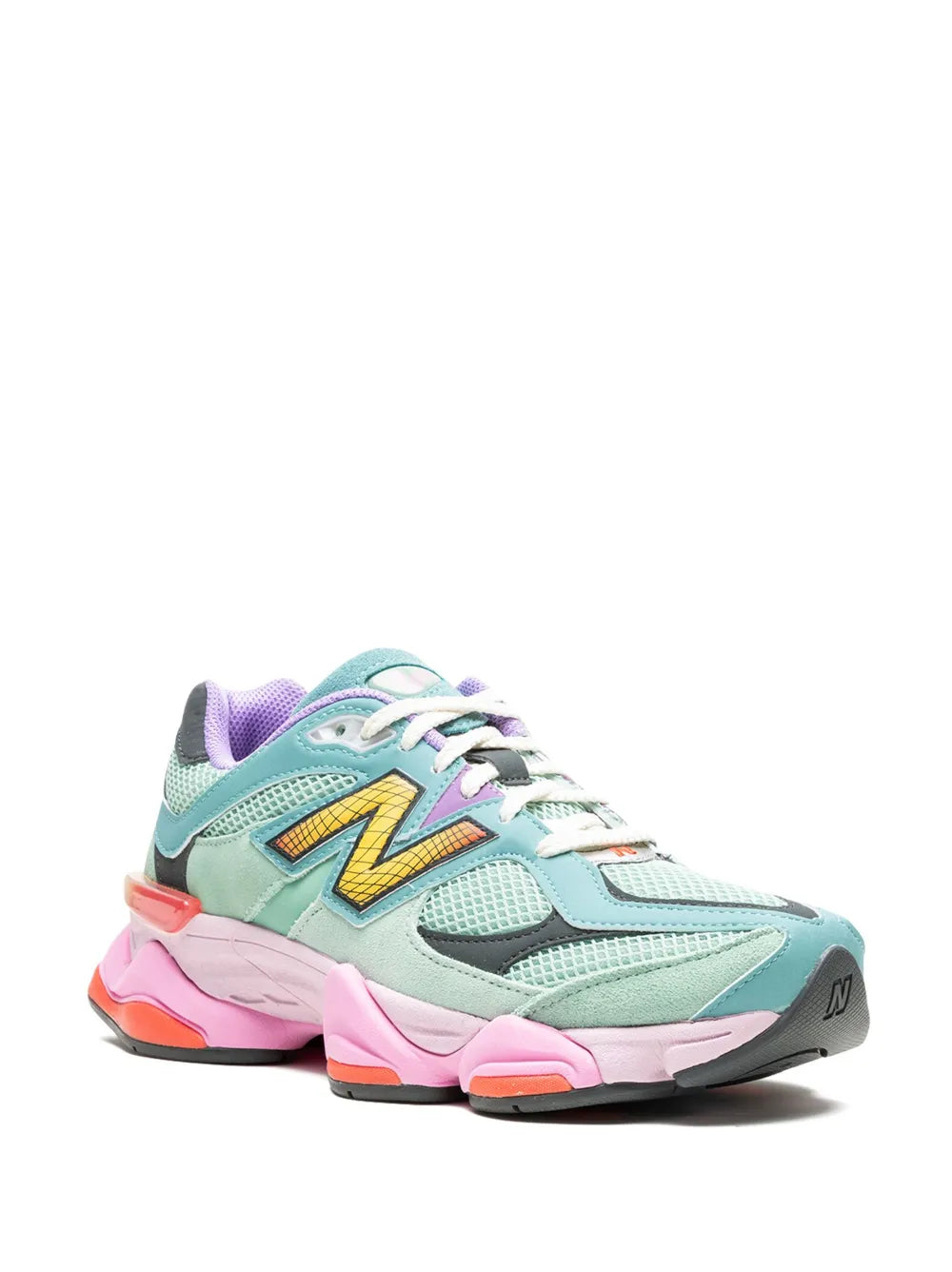 New Balance 9060 "Sage Leaf/Neo Flame" sneakers