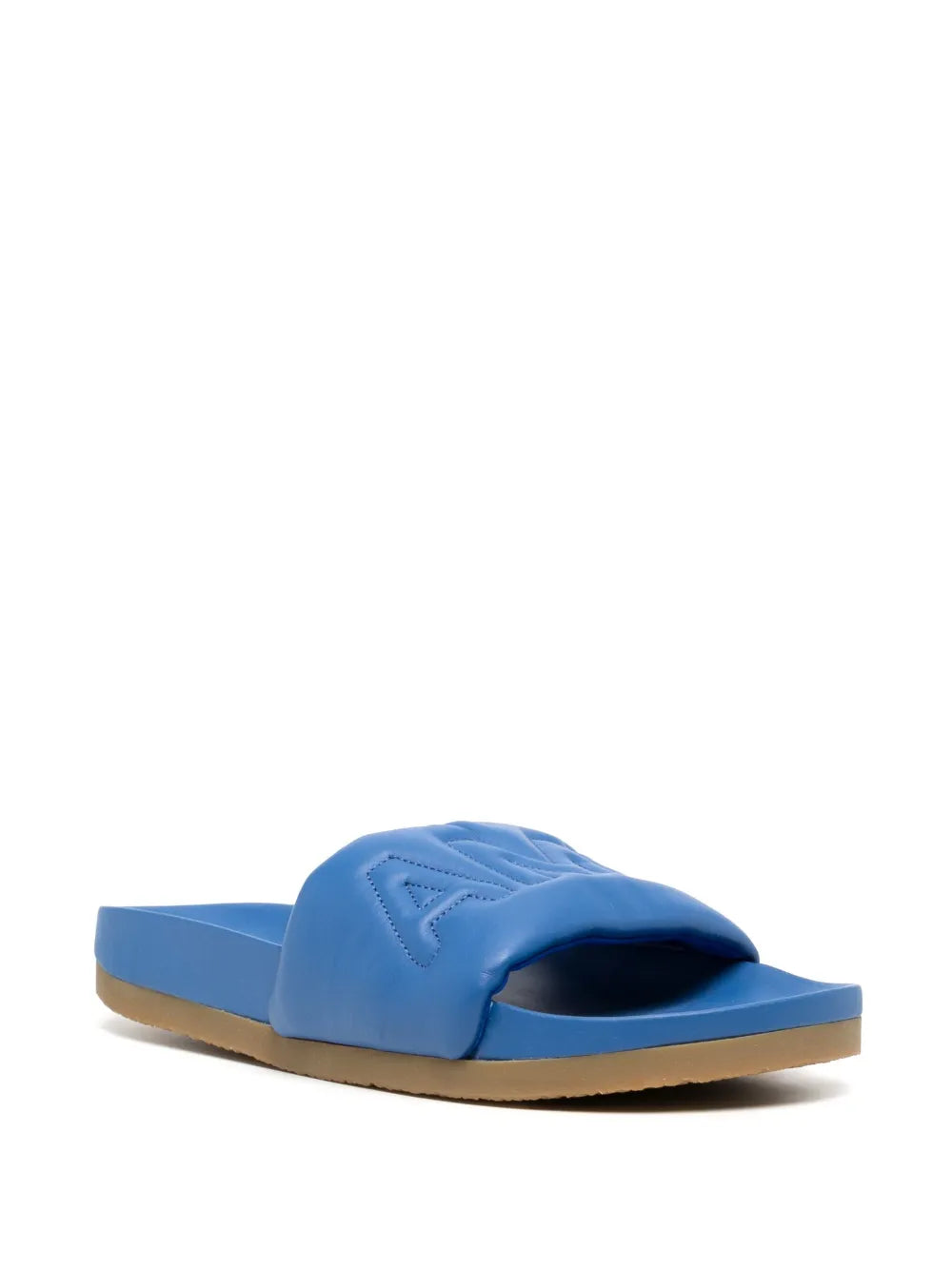 AMBUSH logo-quilted leather slides