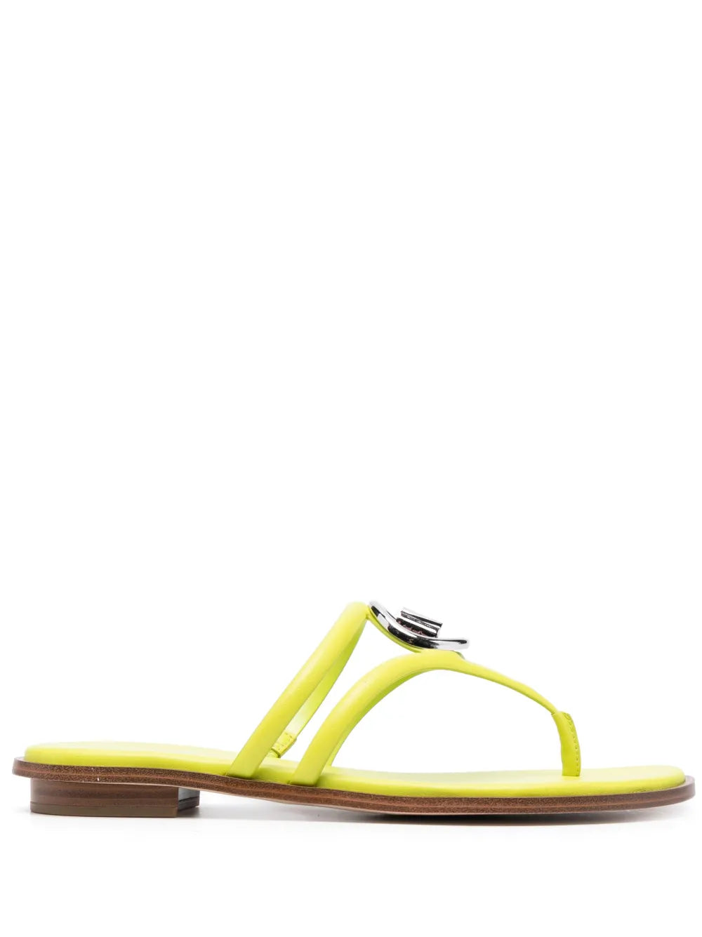 Michael Michael Kors logo-plaque thong-strap slides