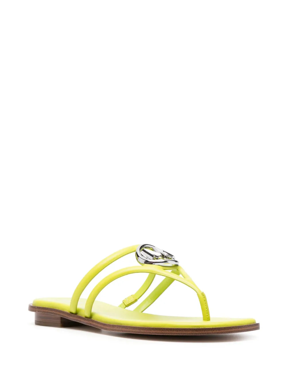 Michael Michael Kors logo-plaque thong-strap slides