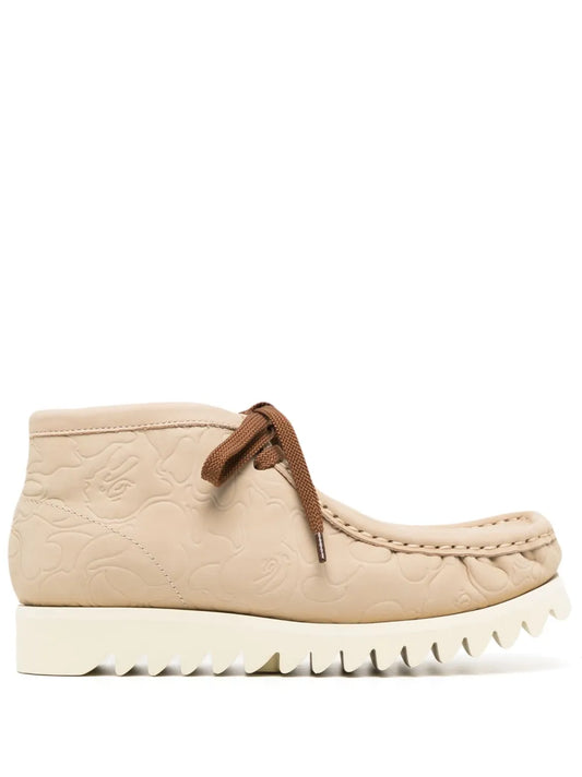 A BATHING APE® Manhunt calf-leather boots