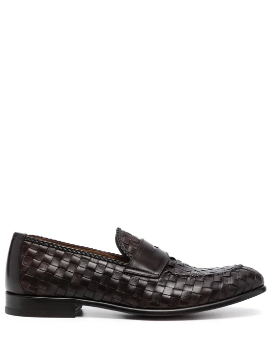 Dell'oglio woven leather loafers