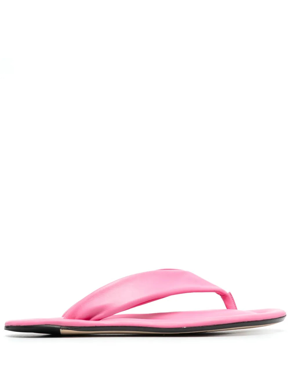 BY FAR Dasha leather flip flops