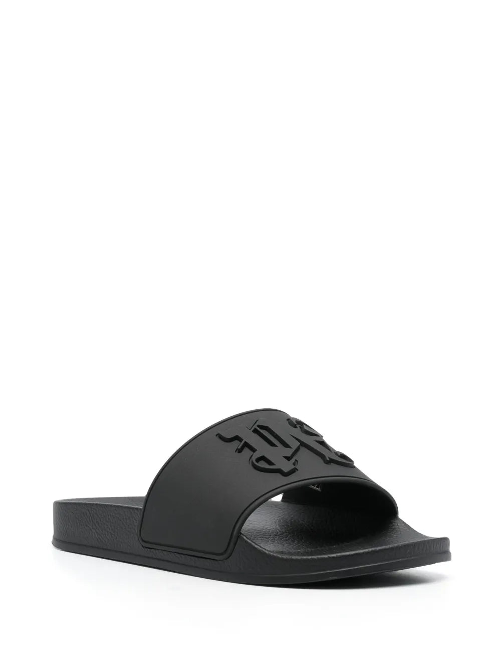 Palm Angels rubberised monogram flat slides