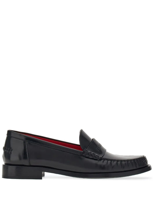 Ferragamo debossed-logo leather loafers
