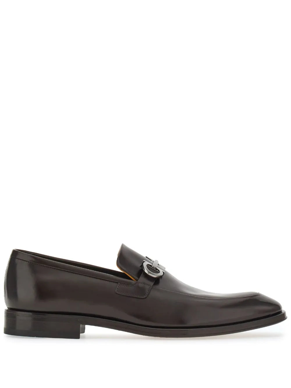 Ferragamo Gancini-plaque leather loafers