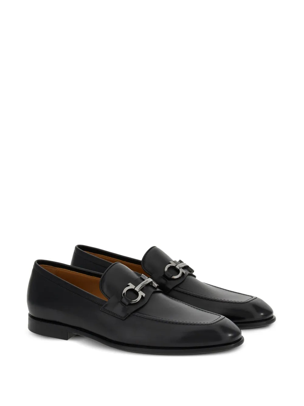 Ferragamo Gancini Horsebit leather loafers