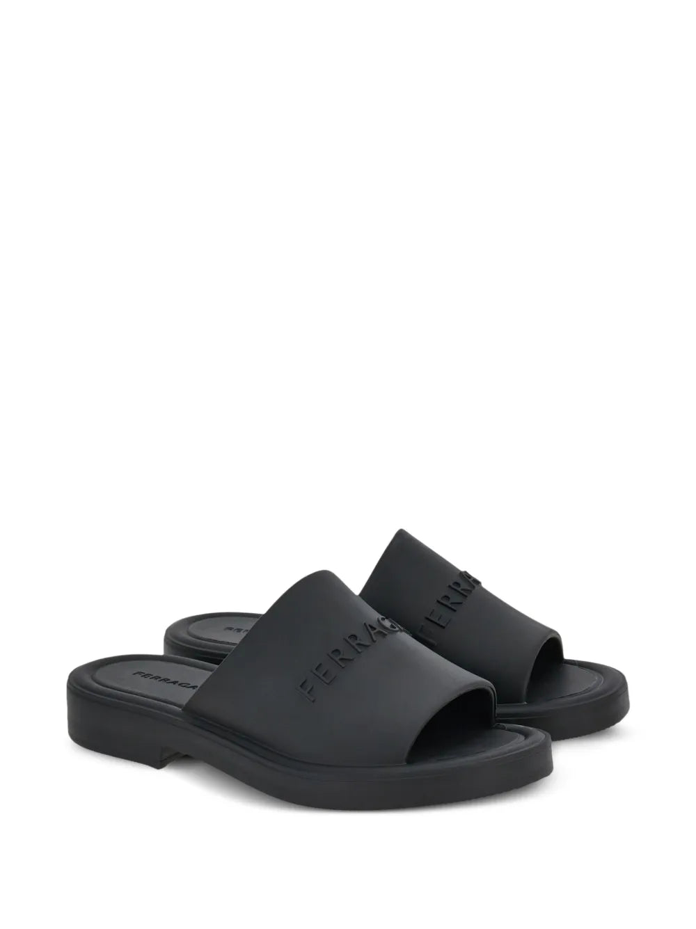 Ferragamo 3D-logo flat slides