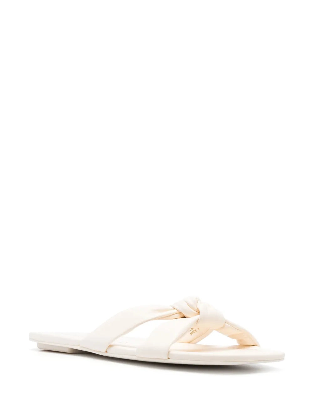 Stuart Weitzman flat-sole leather mules  