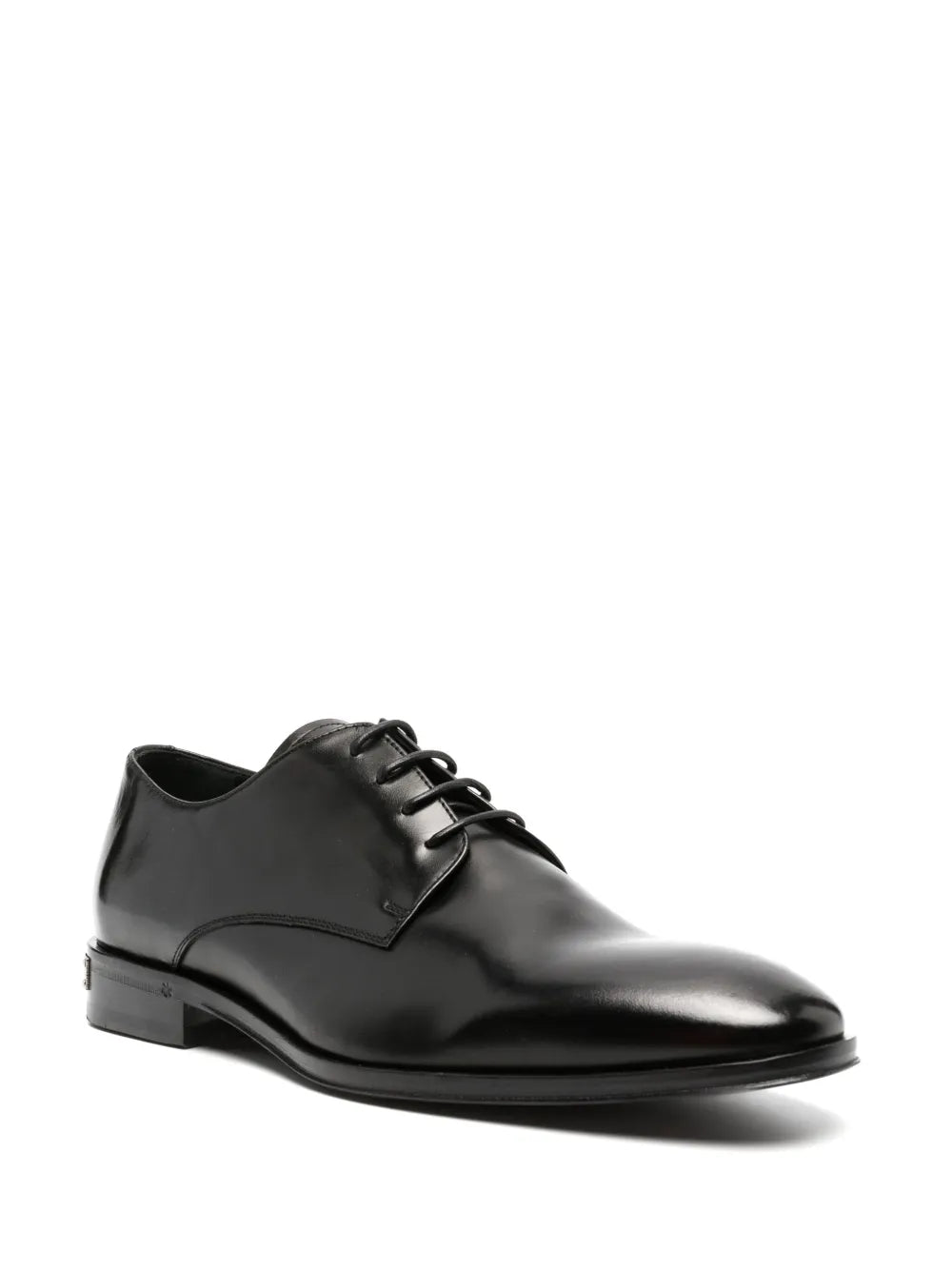 Roberto Cavalli logo plaque leather Derby shoes