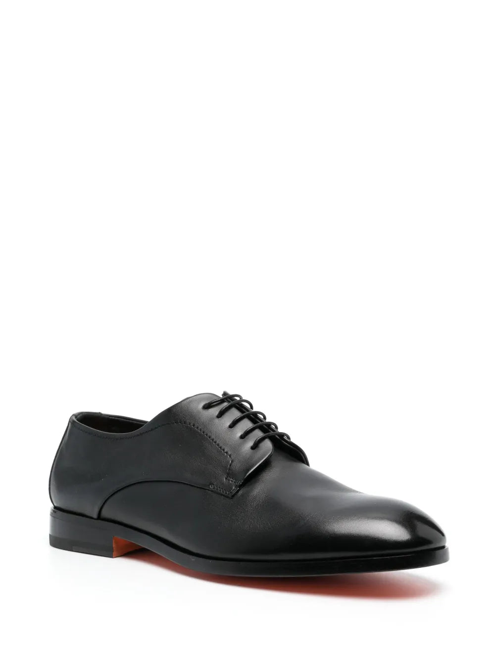 Santoni leather Derby shoes