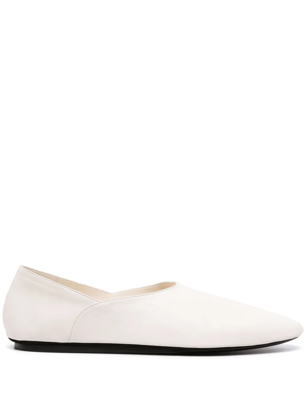 Jil Sander two-panel leather ballerina flats