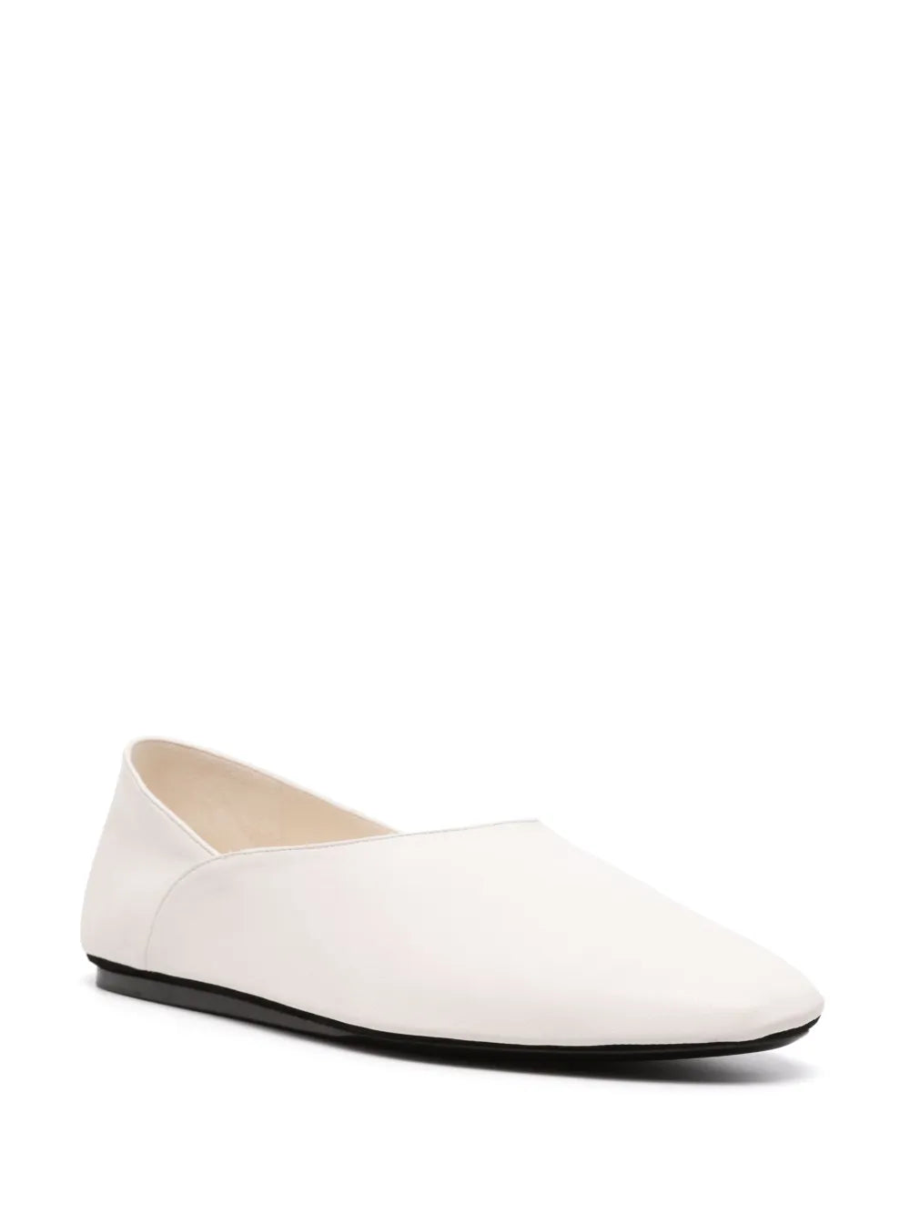 Jil Sander two-panel leather ballerina flats