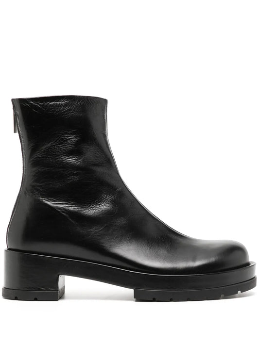 SAPIO zip-up leather boots