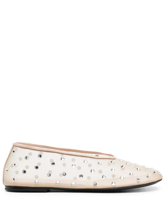 KHAITE The Marcy mesh ballet pumps