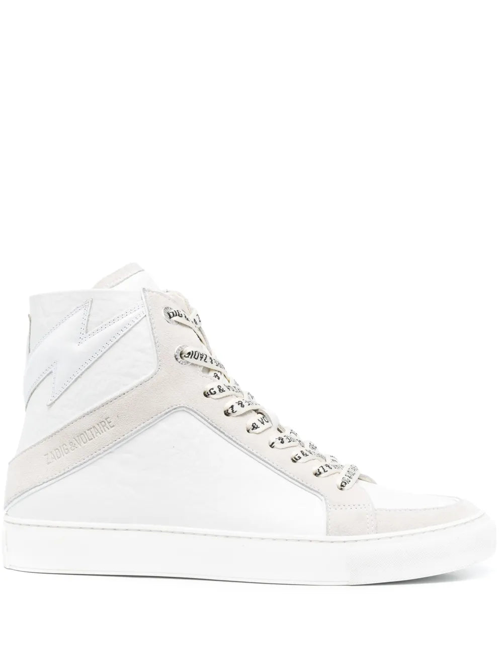 Zadig&Voltaire High Flash panelled leather sneakers
