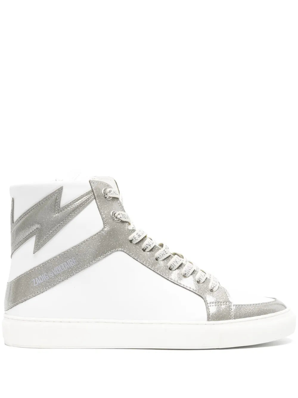 Zadig&Voltaire High Flash Infinity leather sneakers