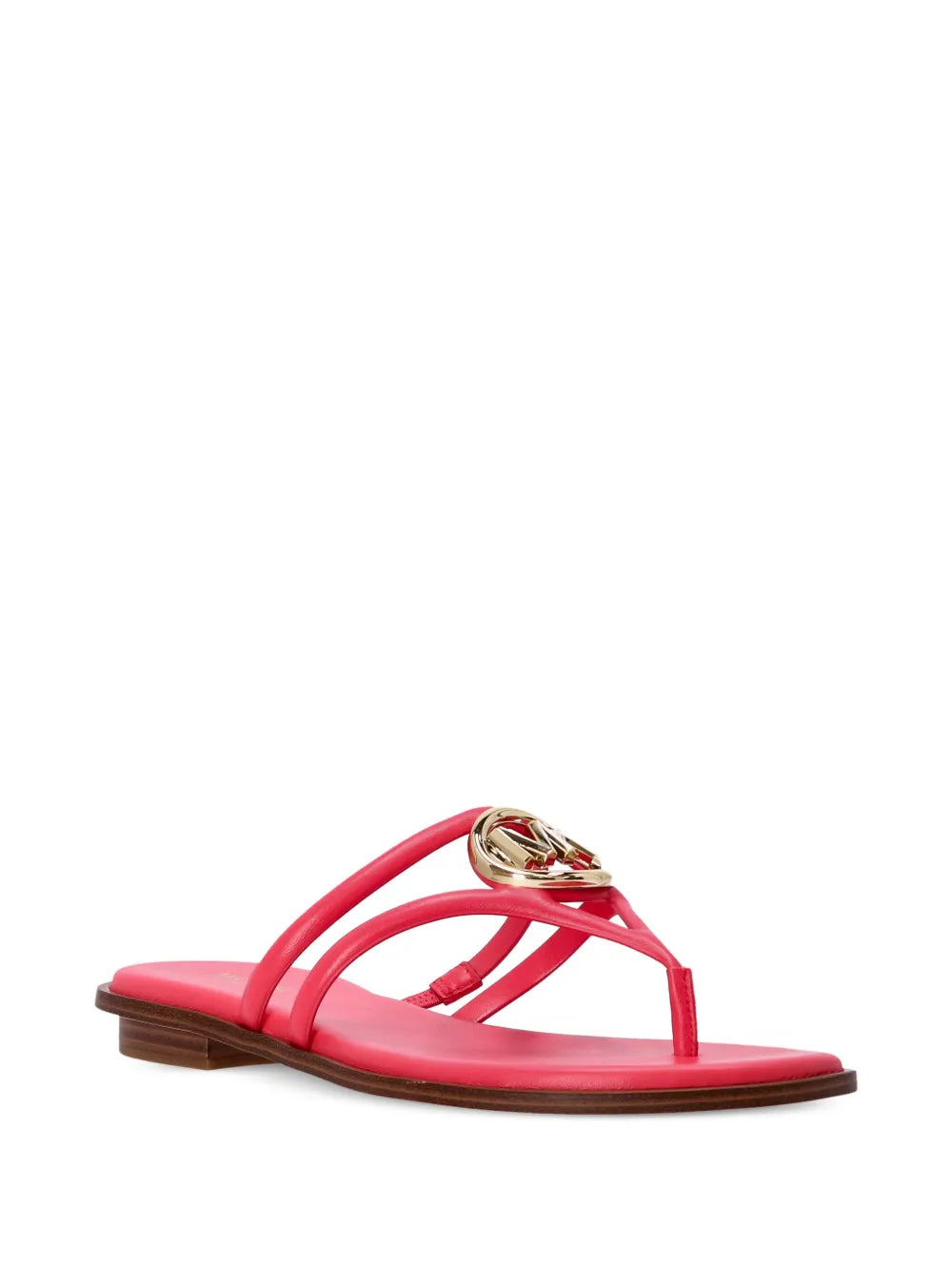 Michael Michael Kors Hampton logo-plaque thong-strap slides