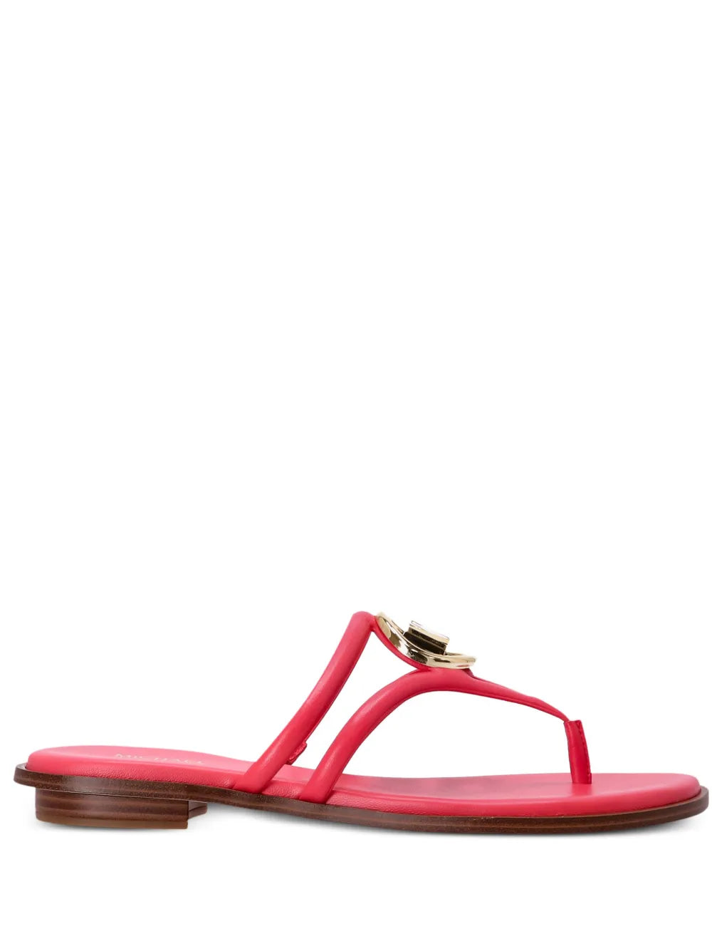 Michael Michael Kors Hampton logo-plaque thong-strap slides