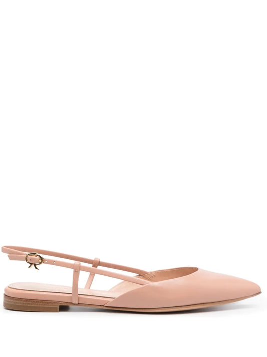 Gianvito Rossi Ribbon Sling 05 flats
