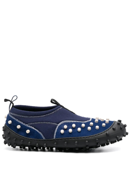 Sunnei 1000Chiodi suede slip-on sneakers