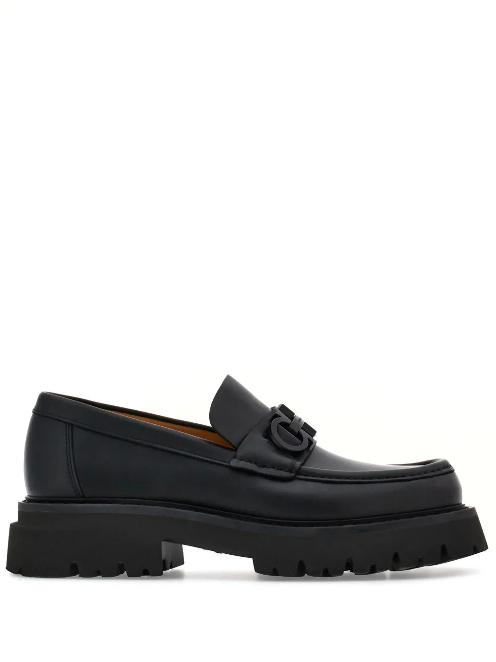 Ferragamo Florian square-toe leather loafers