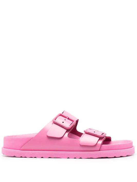 Birkenstock Arizona embossed-logo slides