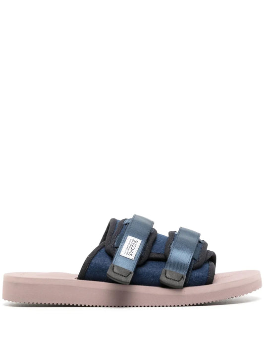 Suicoke Moto touch-strap canvas slides