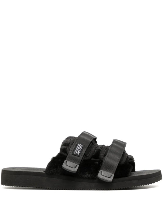 Suicoke Moto logo-patch slides