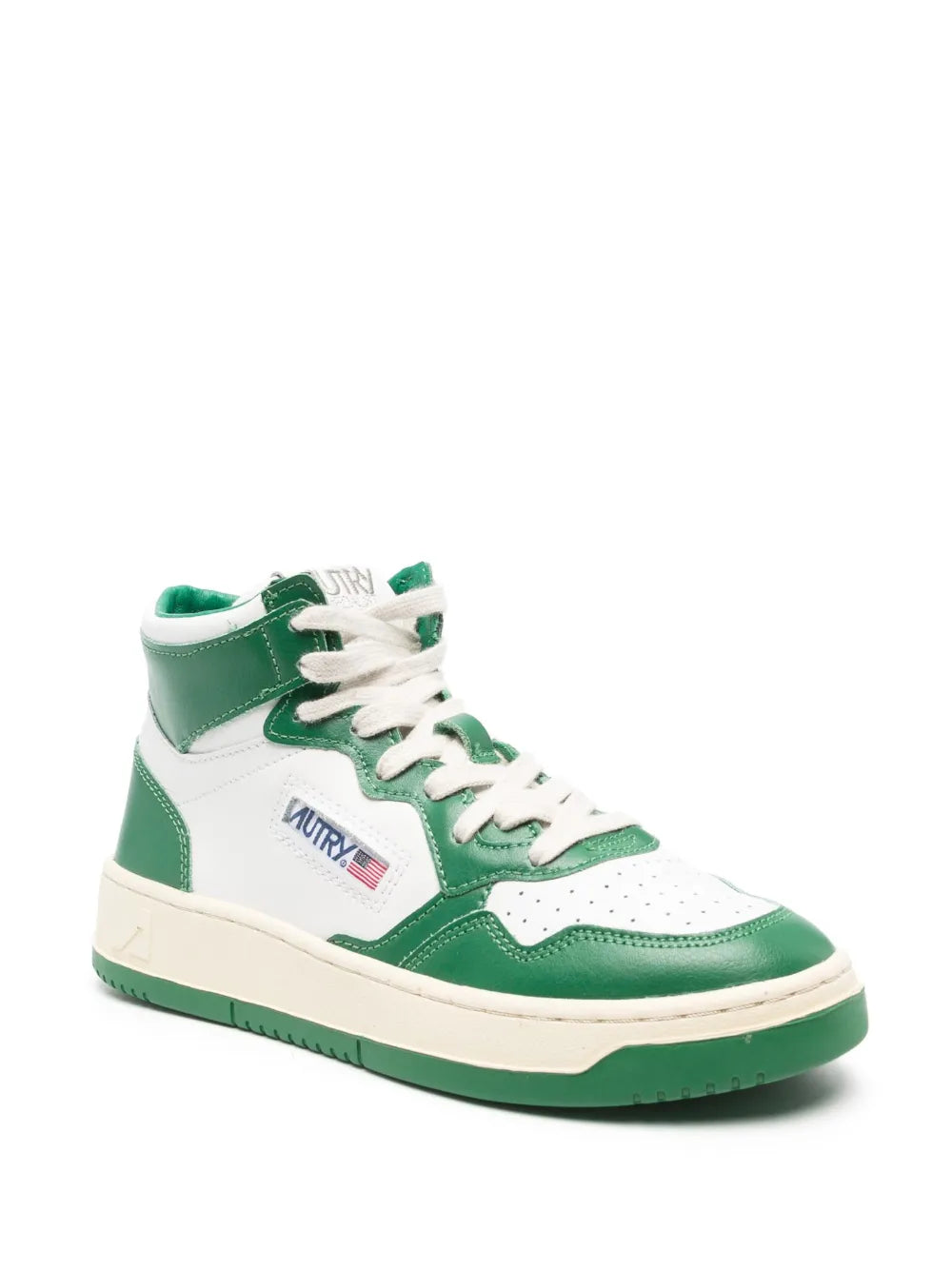 Autry high-top lace-up leather sneakers