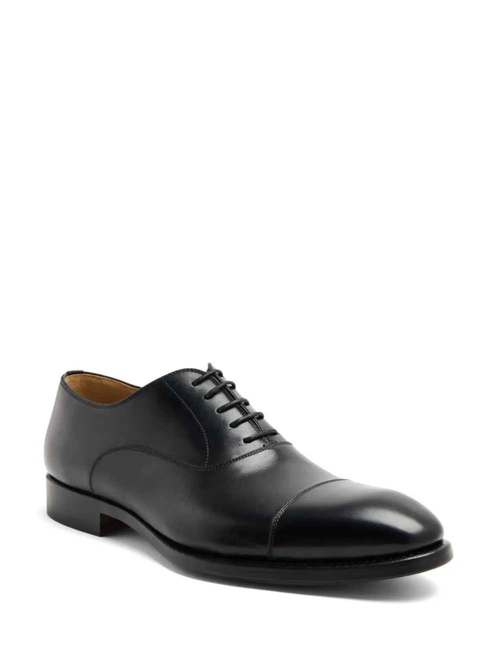Magnanni tonal-stitching leather oxford shoes