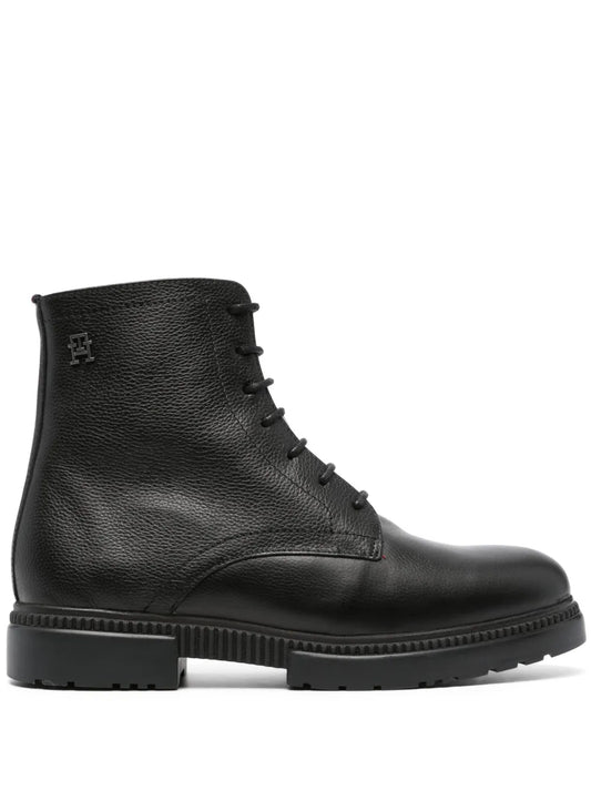 Tommy Hilfiger lace-up leather boots