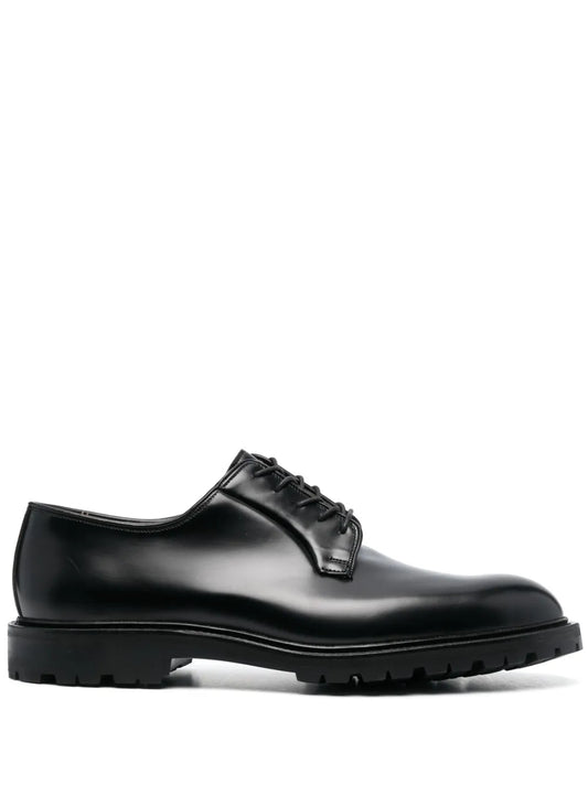 Crockett & Jones lace-up leather derby shoes 