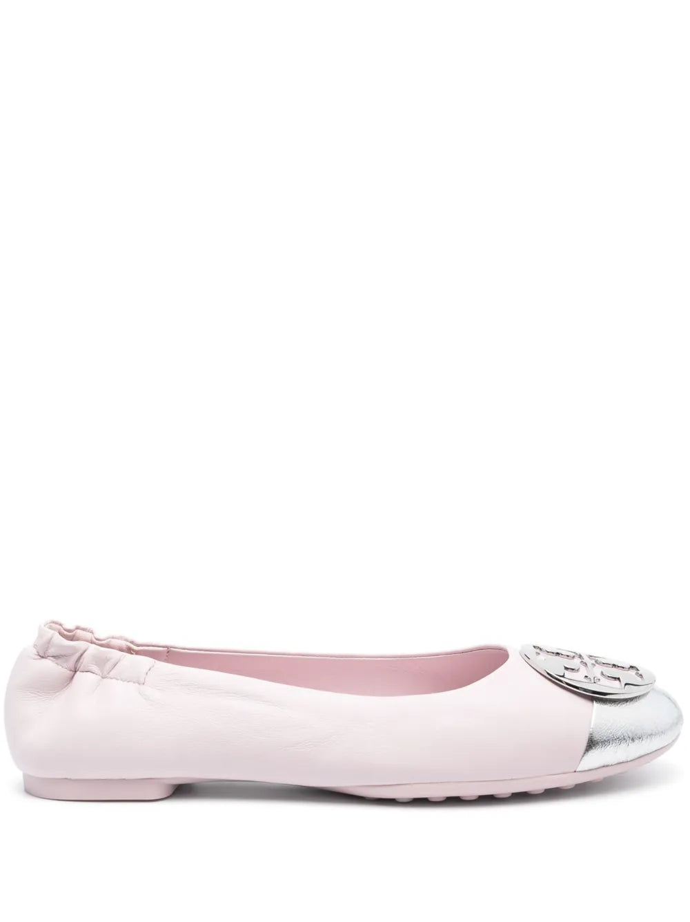 Tory Burch Claire logo-plaque ballerina shoes