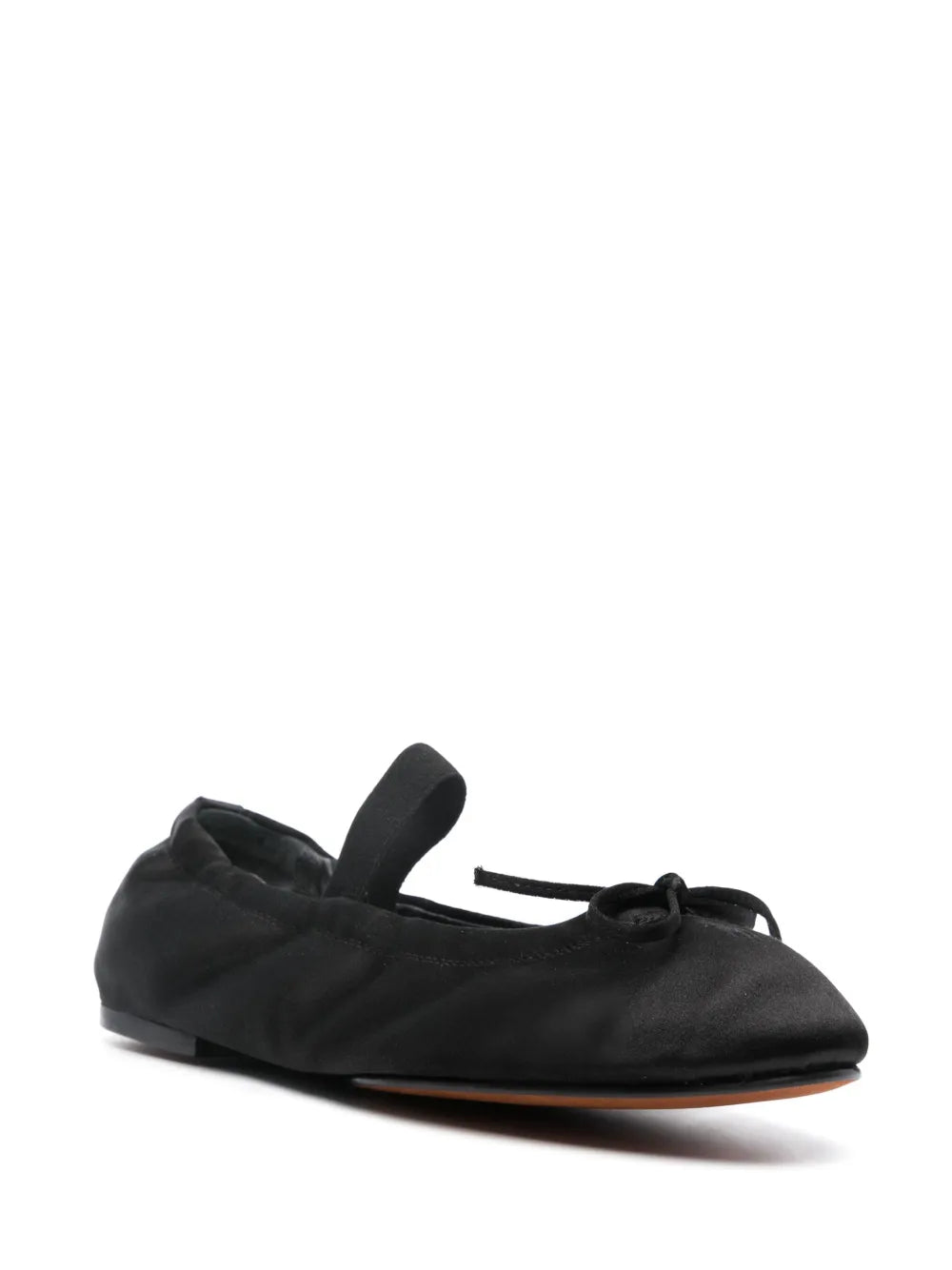 Polo Ralph Lauren satin-finish leather ballerinas 
