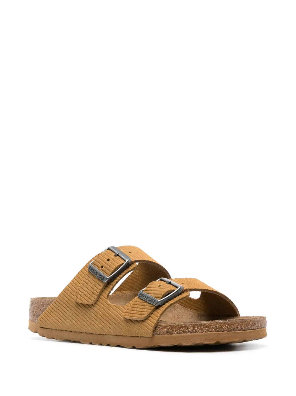 Birkenstock Arizona logo-engraved leather sandals