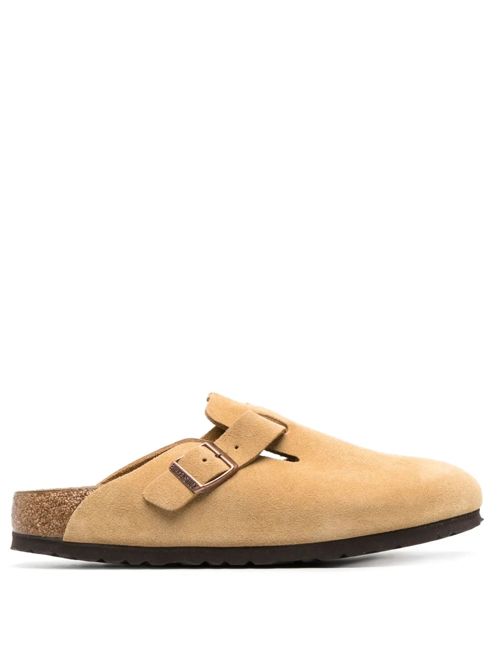 Birkenstock Boston buckled suede sandals