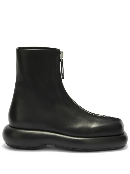 Jil Sander zip-up leather boots