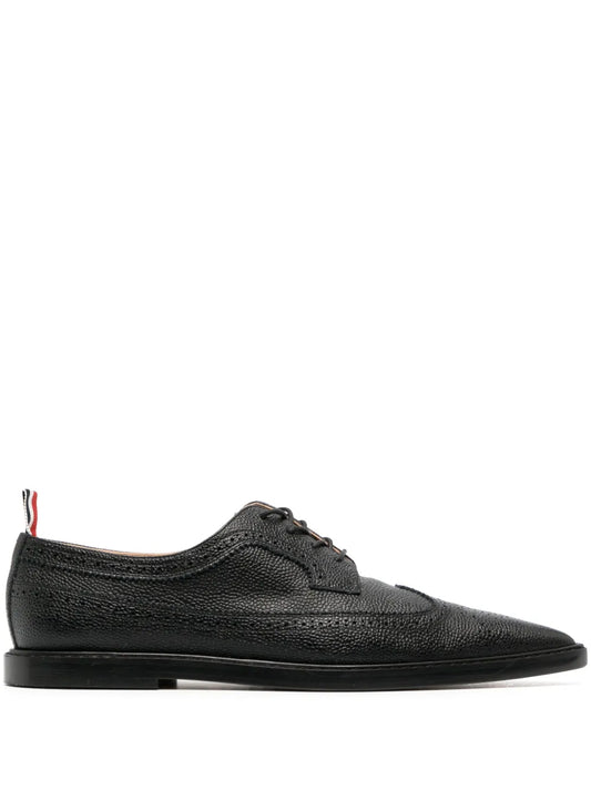 Thom Browne pointed -toe leather brogues