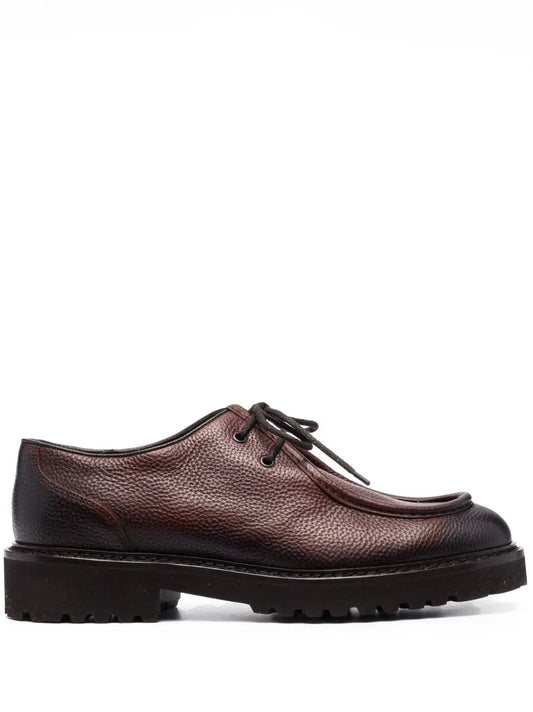 Doucal's 50mm gradient leather derby shoes