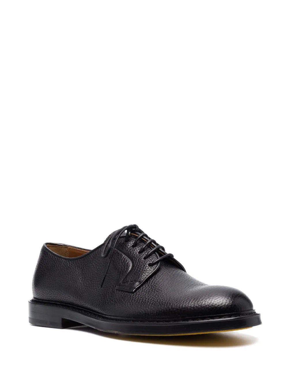 Doucal's pebbled-leather derby shoes 