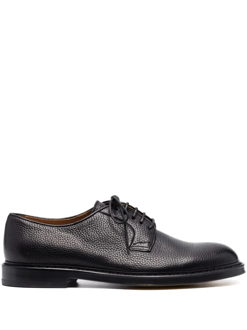 Doucal's pebbled-leather derby shoes 