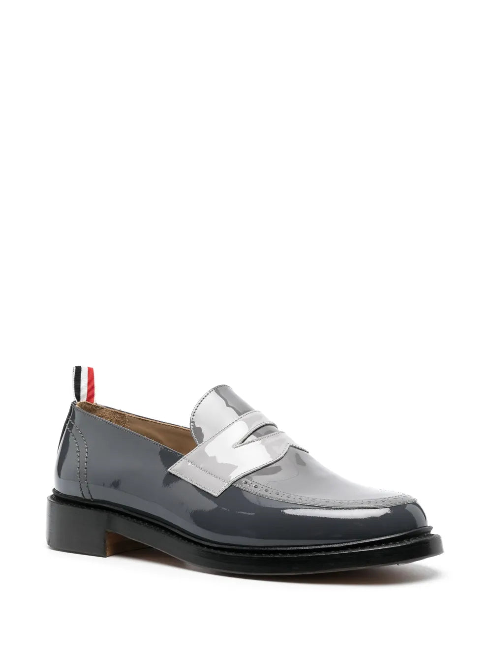 Thom Browne patent-leather penny loafers