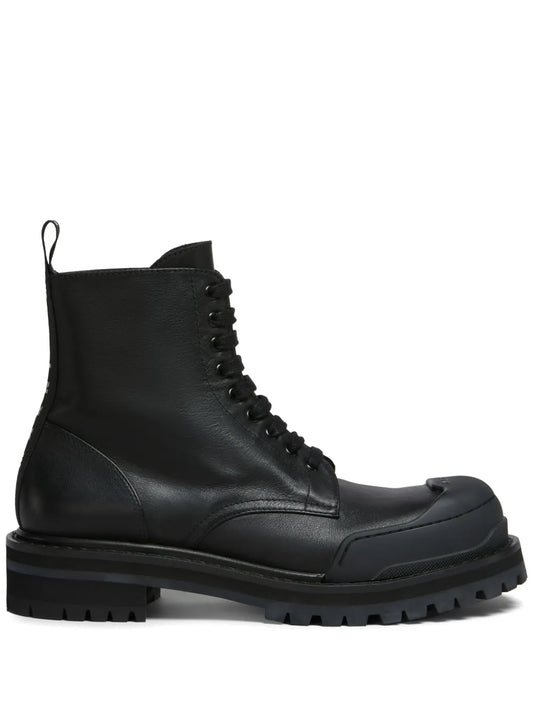 Marni Dada Army leather combat boots