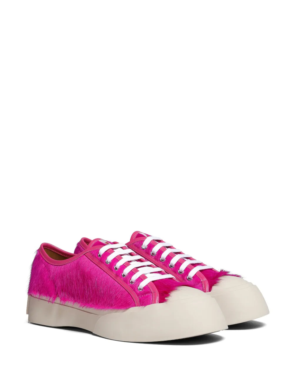 Marni Pablo calf-hair lace-up sneakers