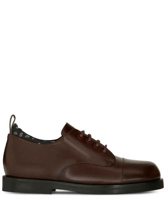 ETRO paisley-print lining Derby shoes
