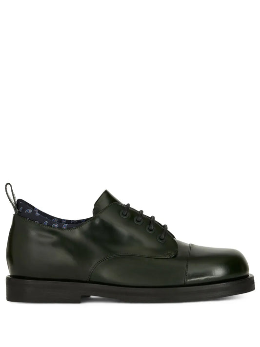 ETRO paisley-print lining Derby shoes
