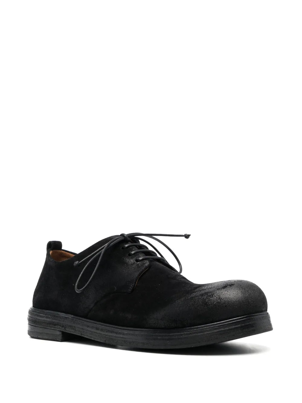 Marsèll round-toe suede derby shoes