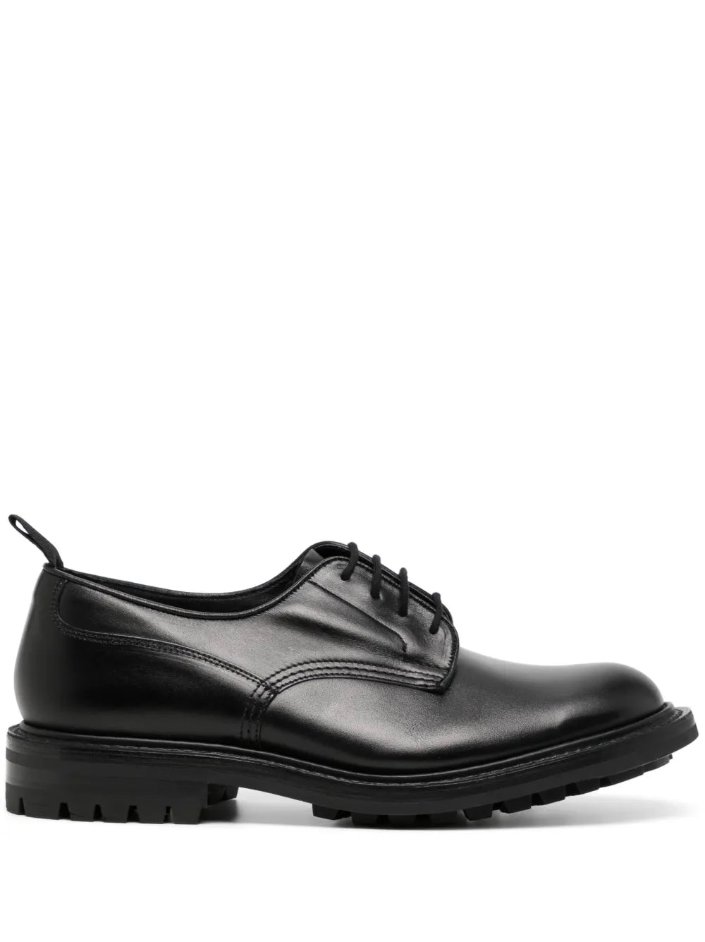 Tricker's panelled lace-up derby shoes