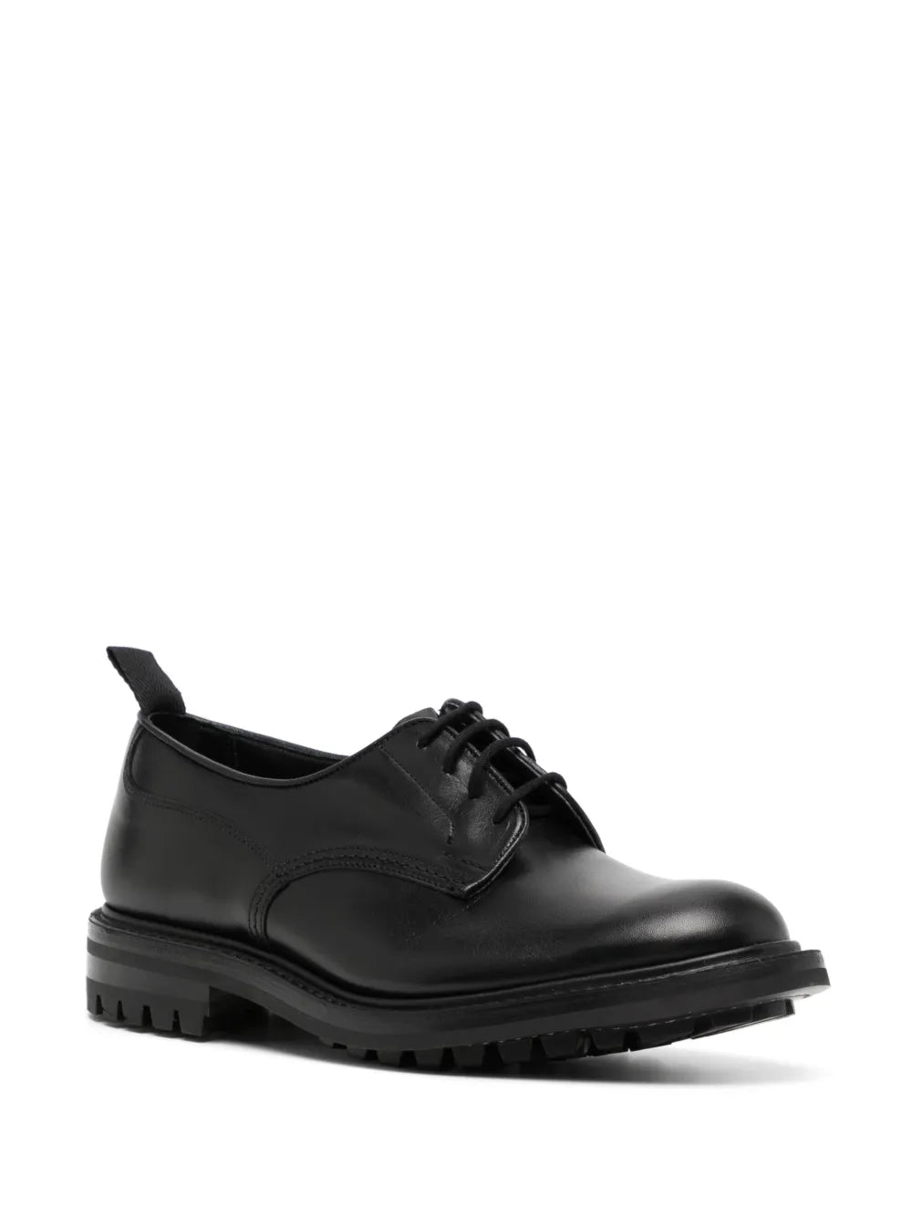 Tricker's panelled lace-up derby shoes